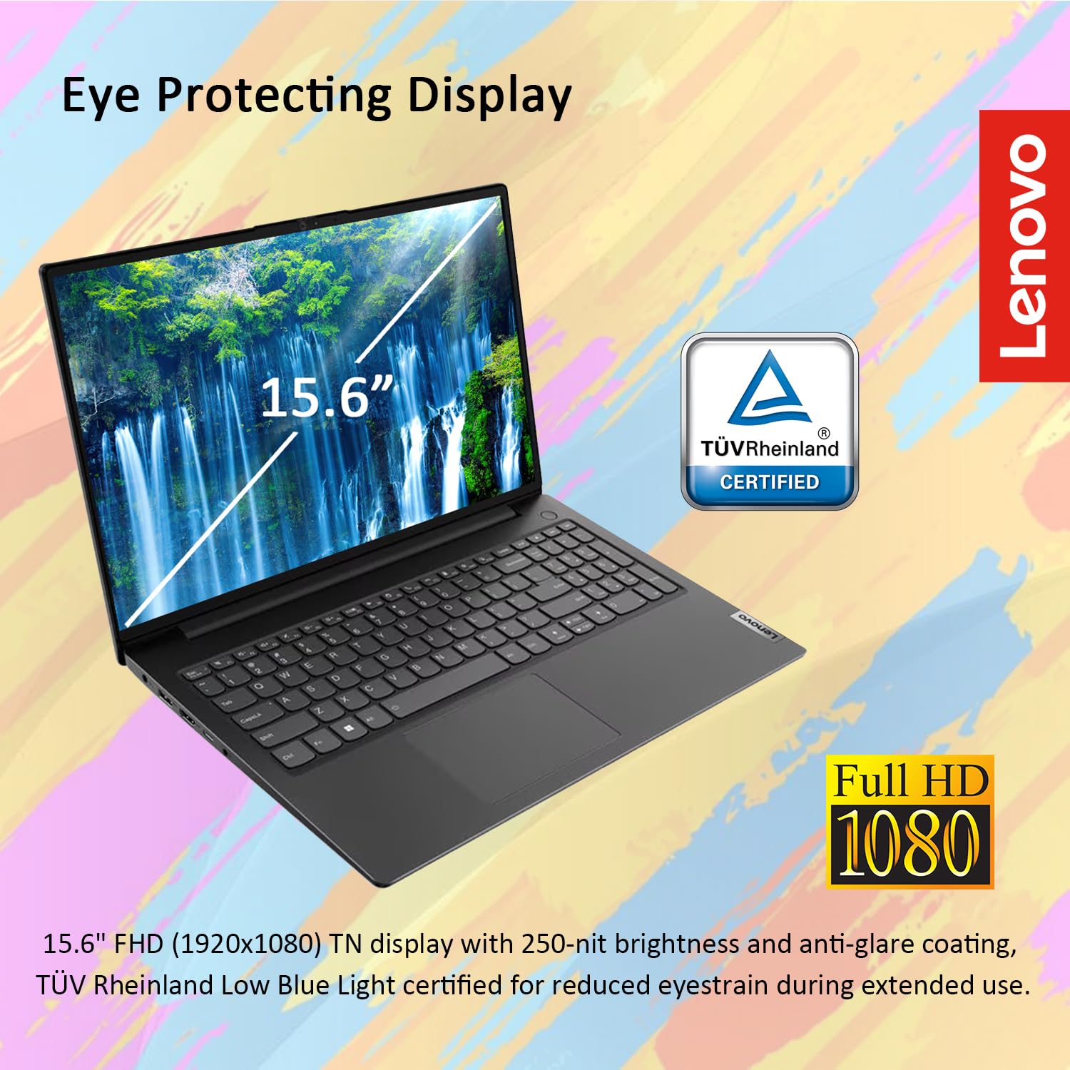 Lenovo V15 Business Laptop 2026 Edition, AMD Ryzen 3 7000-Series(Beat i7-1065G7), 15.6" FHD Display, 16GB DDR5 RAM, 256GB NVMe SSD, Wi-Fi 6, RJ-45, Dolby Audio, Windows 11 Pro, WOWPC USB, no Mouse