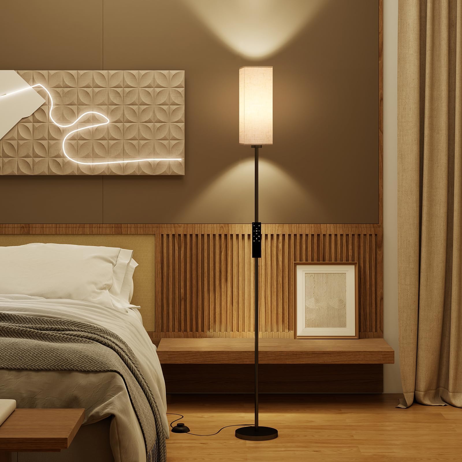 ELECWISH Floor Lamps for Living Room, Standing Lamp with Remote Control