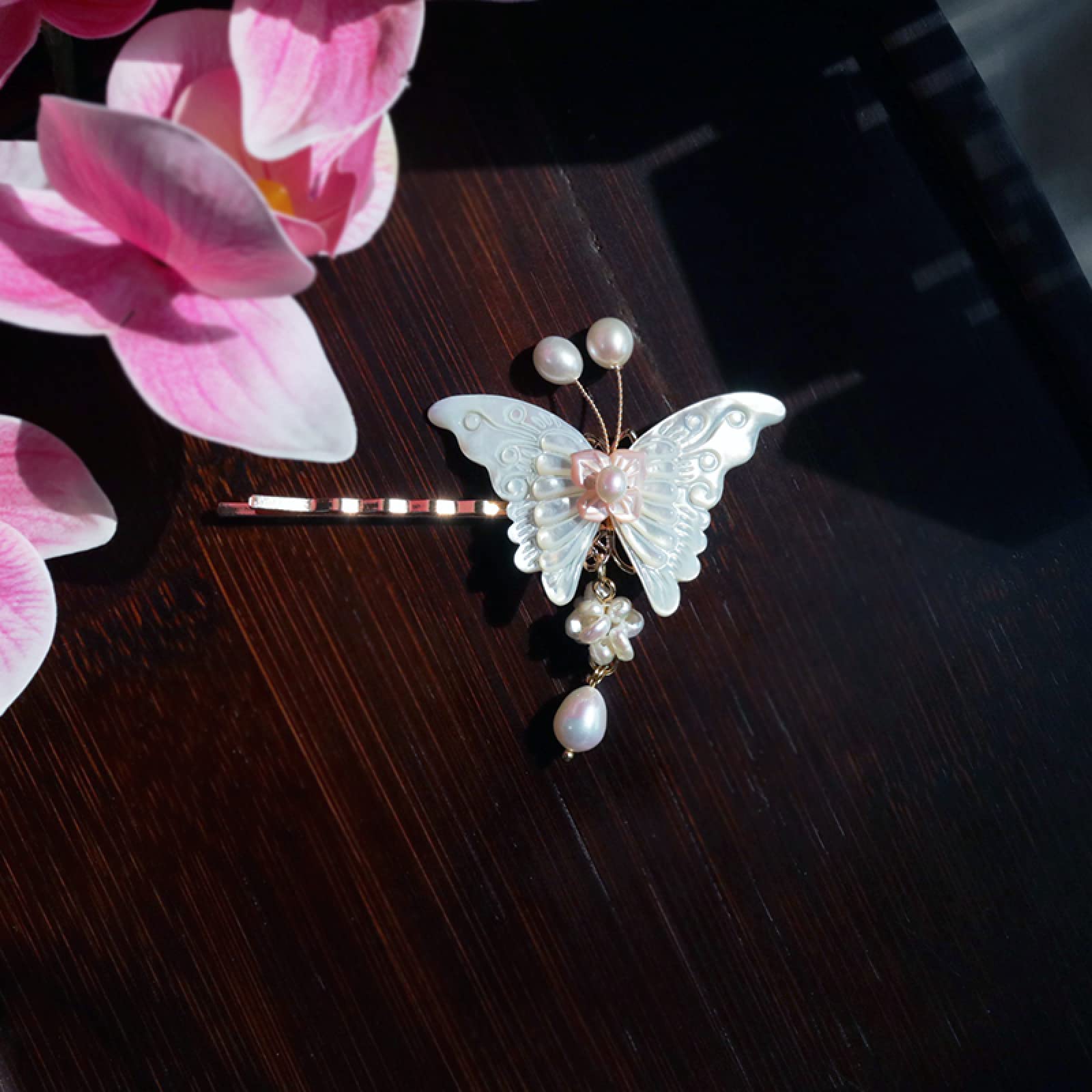 Safety Pin Brooch Pin Broach Badge Brooch Lapel Pin Klasyczna Chińska Ręcznie Robiona Broszka Motylkowa Z Cheongsamem I Biżuterią Spinki Do Włosów Hanfu