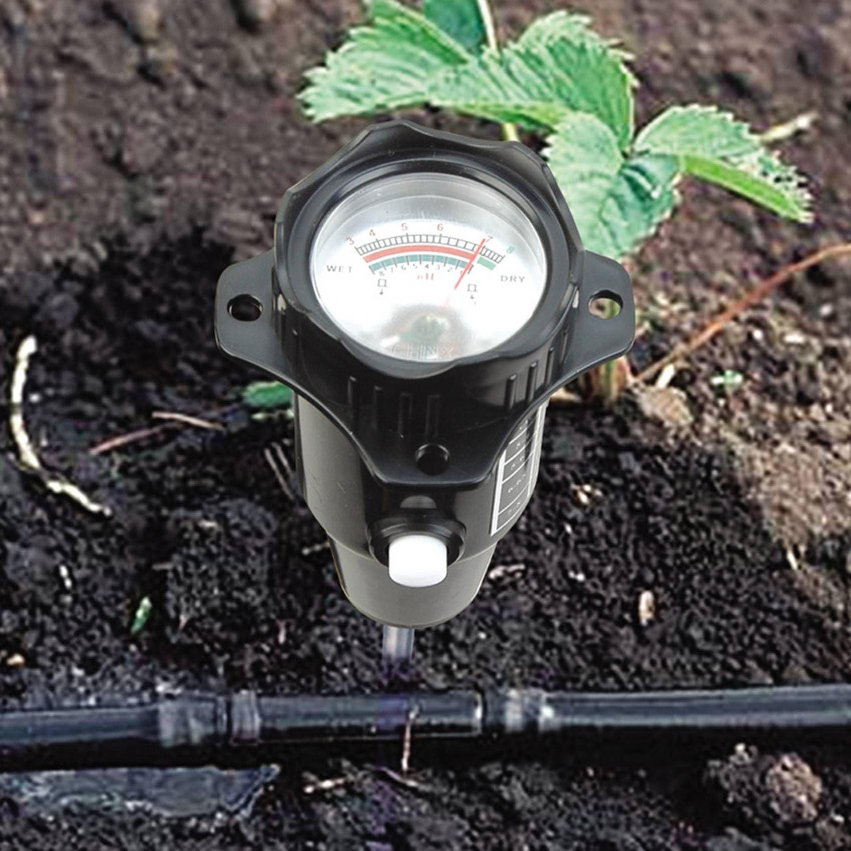 2X Medidor de Humedad de PH de Suelo Profundo de Sonda Larga 2 en 1 Probador-Higrómetro de Prueba Profesional para Plantas de Maceta Grandes Jardinería Agricultura