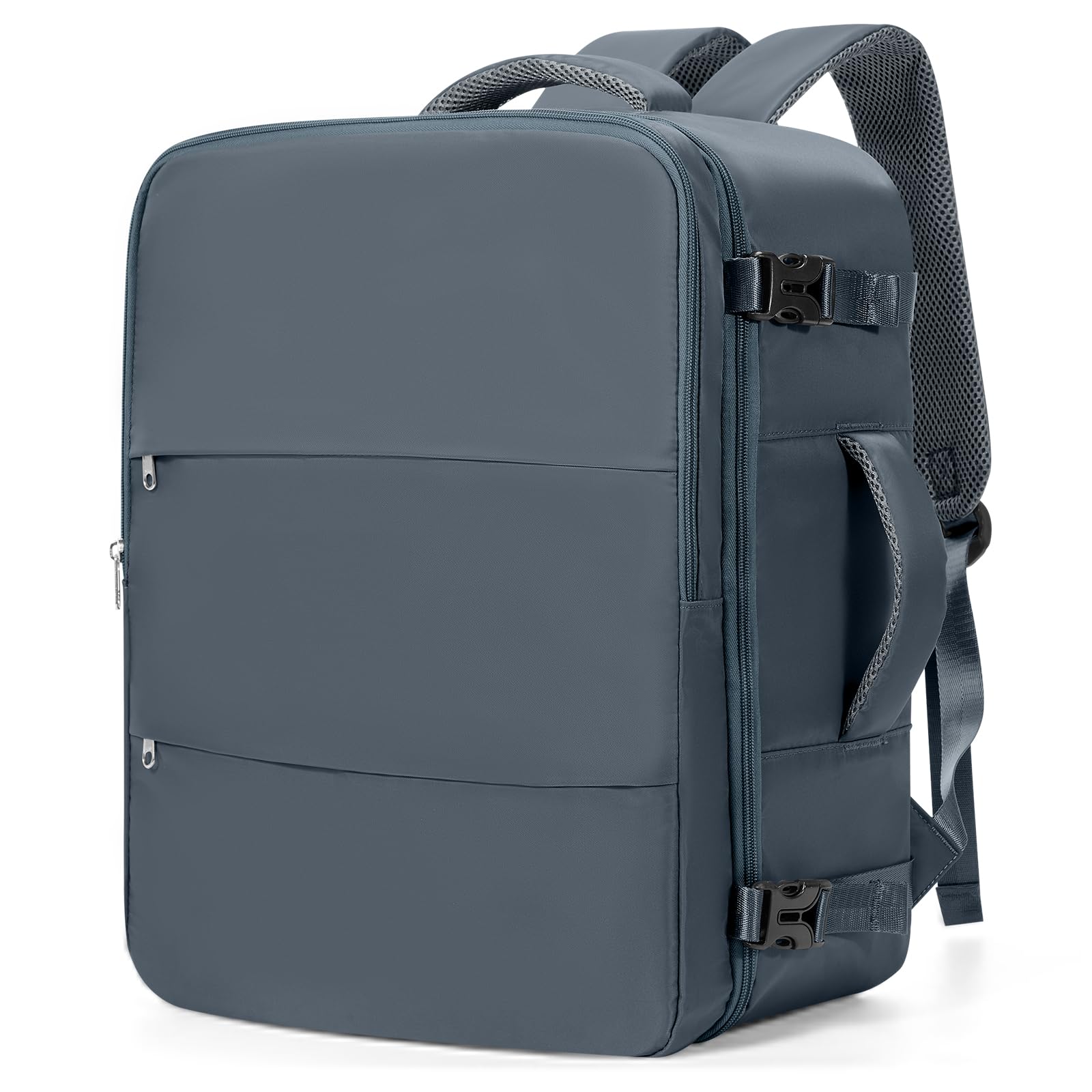 UPPACK Travel Backpack For Women Men Carry on Backpack Luggage Flight Approved Personal item Travel Bag Essentials Mochila de viaje Laptop College Backpack Large Grey blue