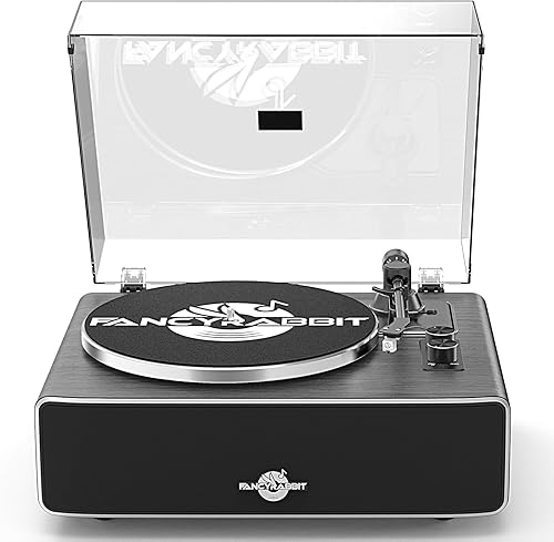 Tocadiscos de vinilo Bluetooth, tocadiscos de transmisión por correa con altavoces integrados, cartucho magnético AT-3600L, soporta 3345 RPM, disponible en Yaxa Colombia