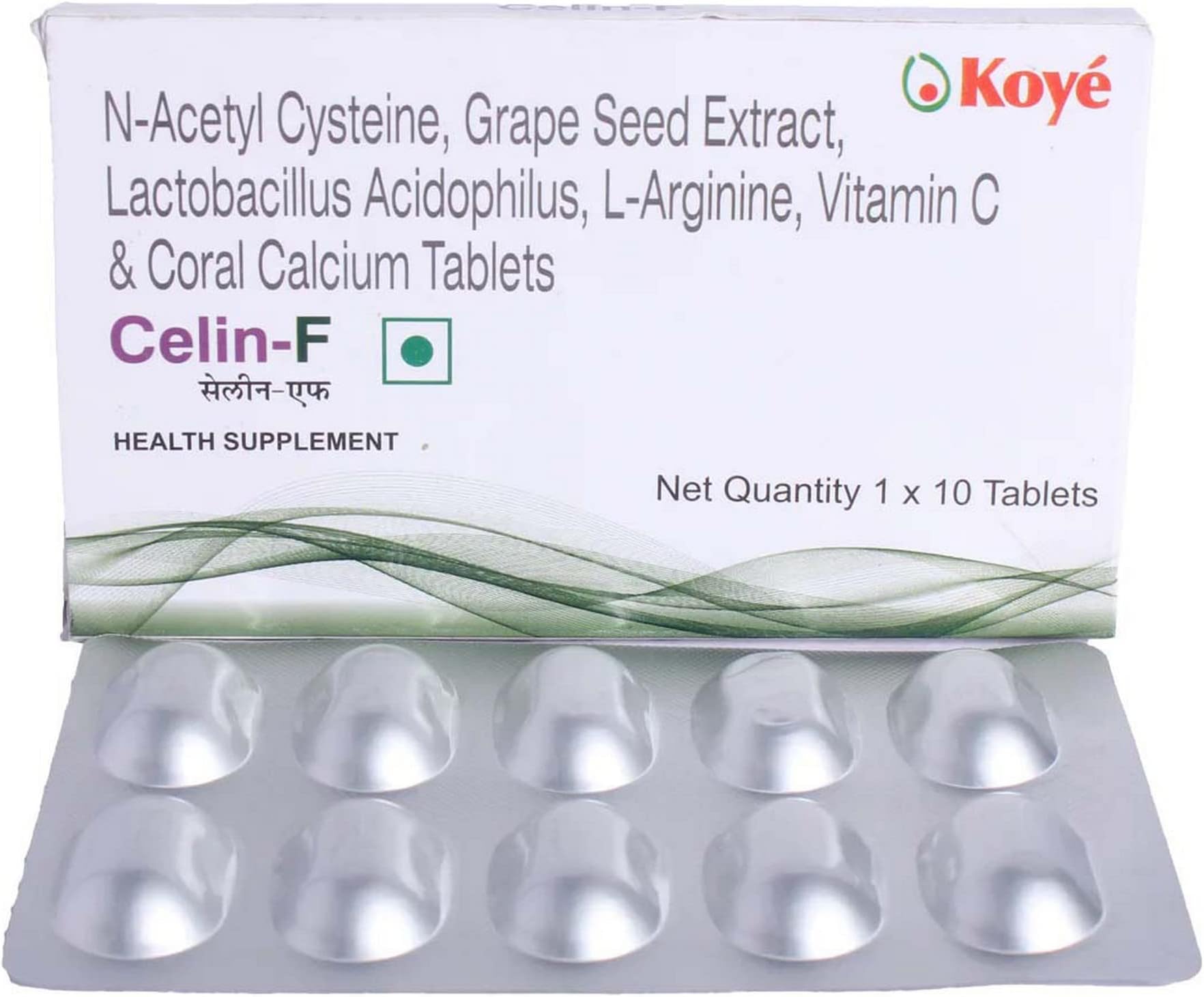 Celin-F Tablet 10's