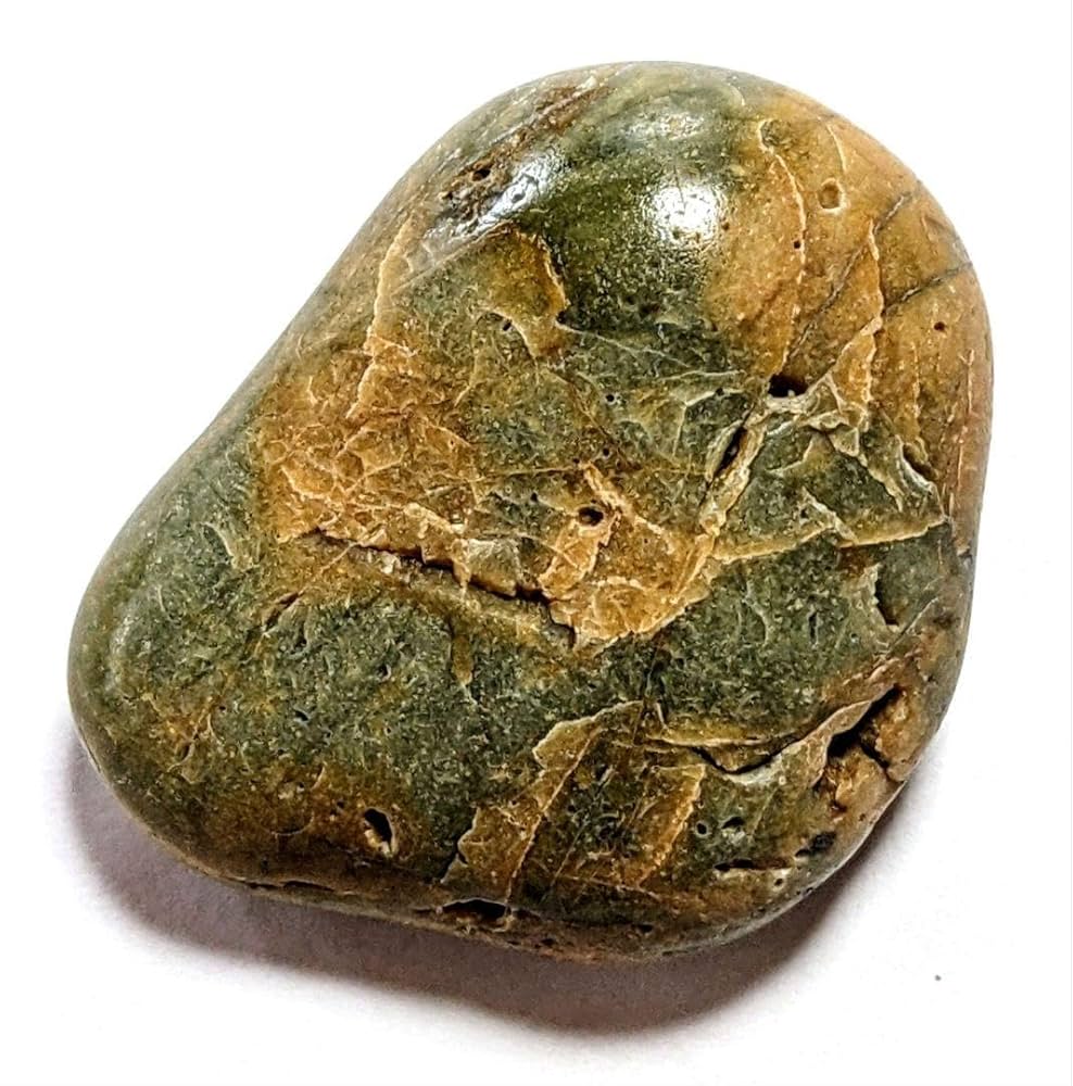 Amazon.co.jp: 青森県産 錦石 緑色 グリーン瑪瑙 クリソプレーズ