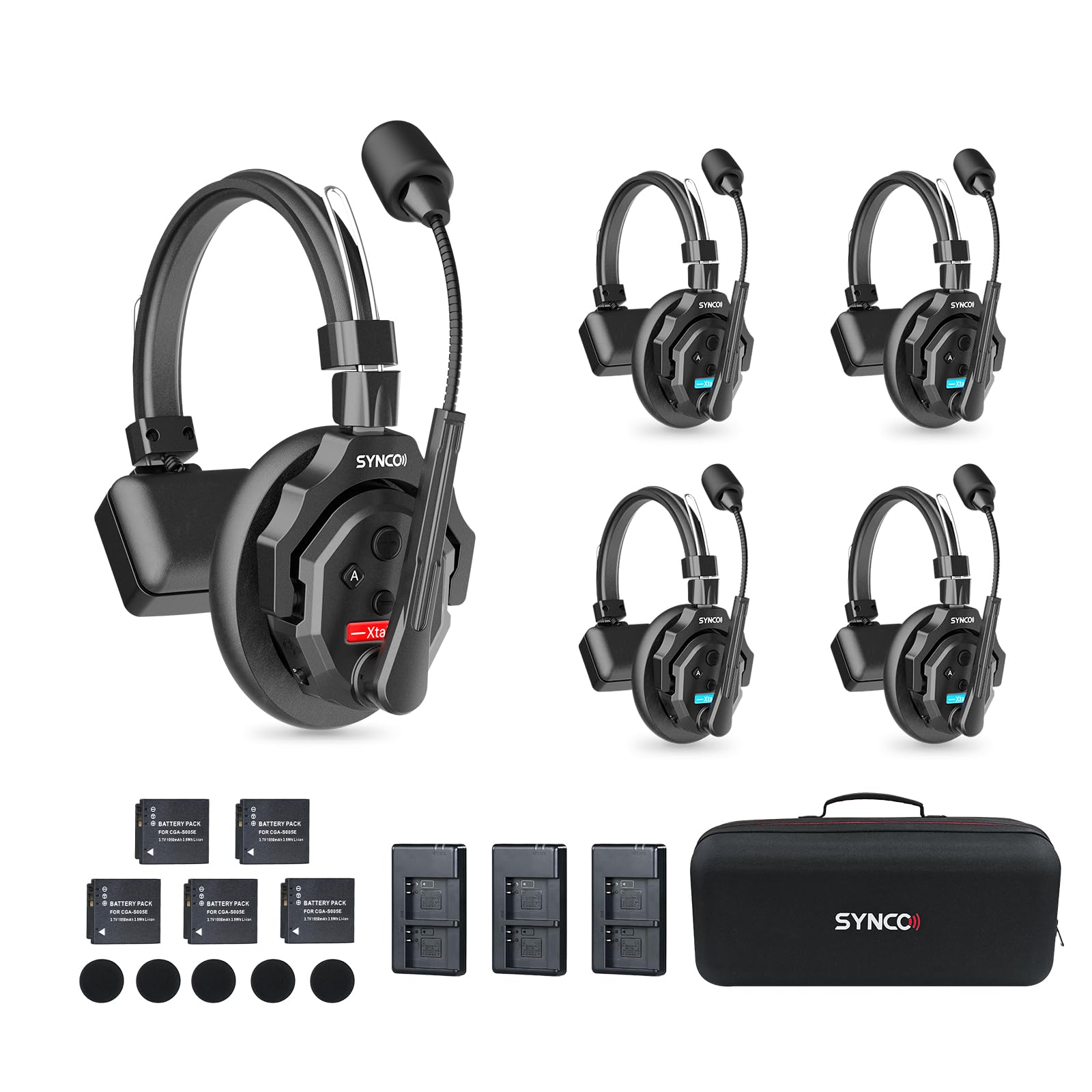 Amazon.co.jp: SYNCO XTALK X5 ワイヤレスインカムヘッドセット