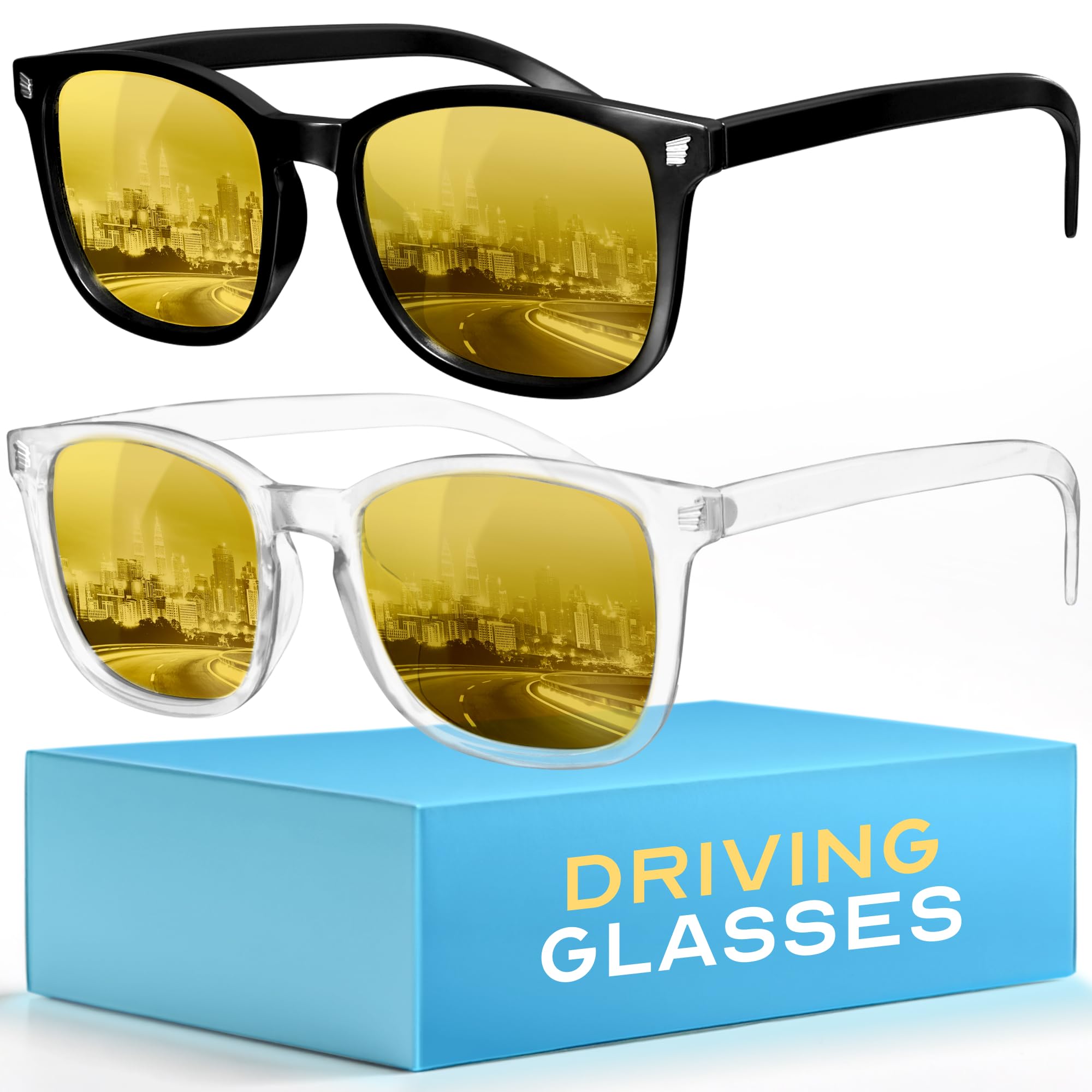 livho Blue Light Blocking Glasses, Computer Reading/Gaming/TV/Phones Glasses for Women Men,Anti Eyestrain & UV Glare