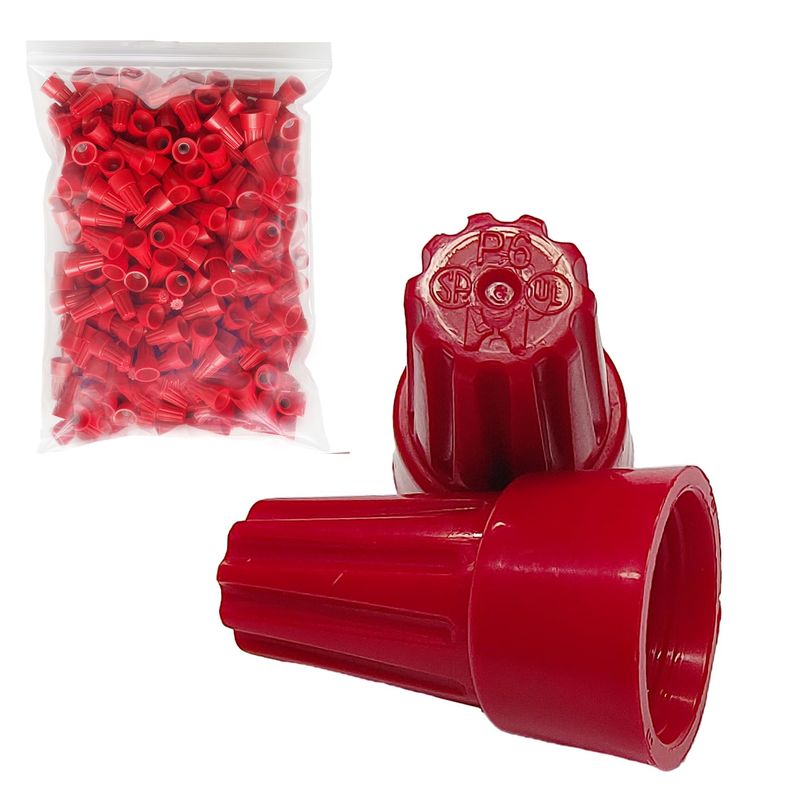 Wire Connectors Twist 250 PCs UL Listed, Electrical Connectors Screw-On Electrical Connector Kit Wire Terminals Spring Inserted for Quick Connection,
