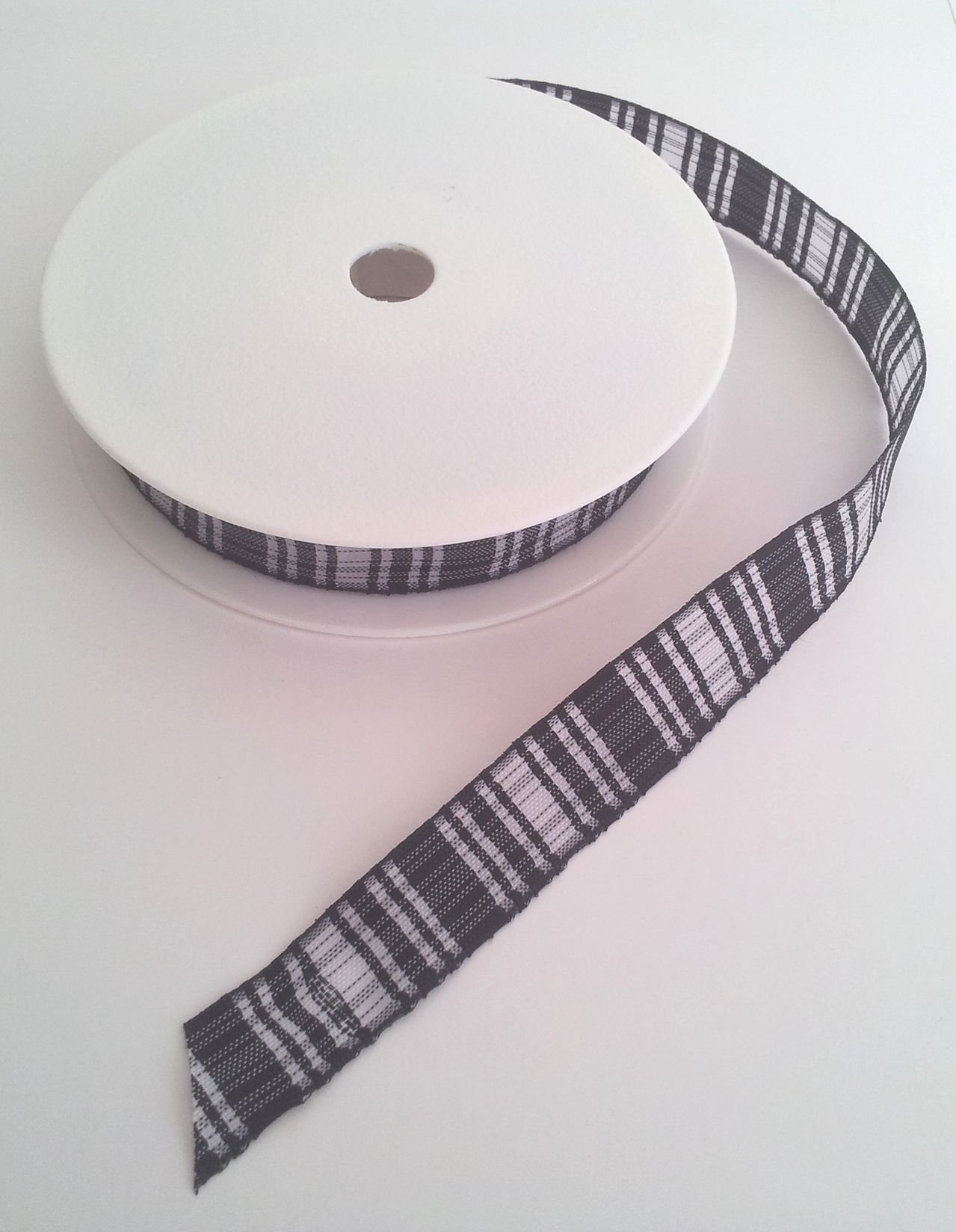 Rpribbon Menzies Polyester Tartan Ribbon 16Mm X 25M