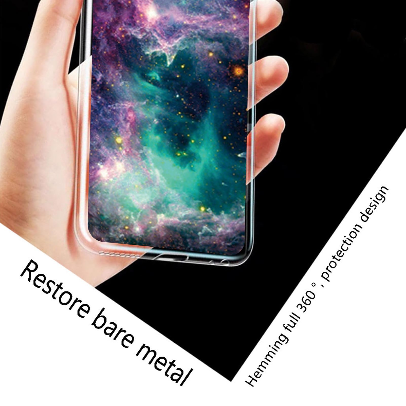 YQINHHME Cover per Doogee S119 (6.72), Custodia per Telefono Ultrasottile Antiurto e AntiGraffio, Morbido Silicone TPU Nero Protettiva Case per Doogee S119 - Rosa Rossa