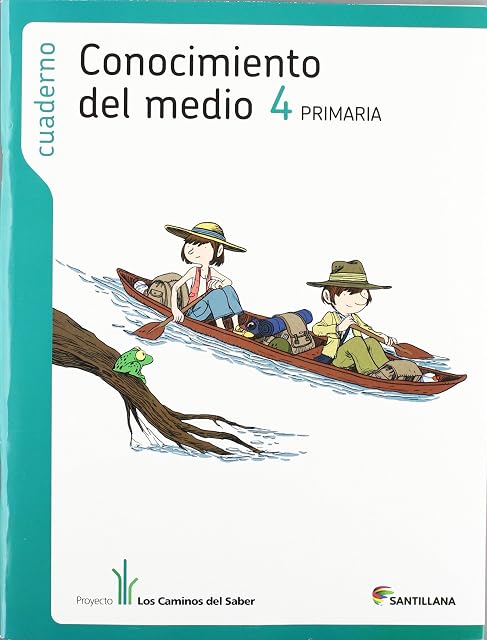 Portada de Cuaderno Conocimiento Medio los Caminos Saber Ed 2012 4º Primaria