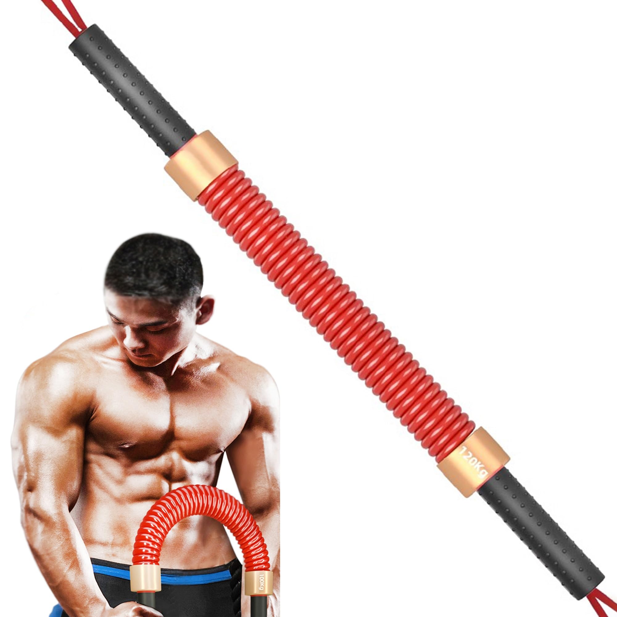 Amazon.com: XSLRYH Power Twister Bar, 80kg, 90kg, 100kg, 110kg