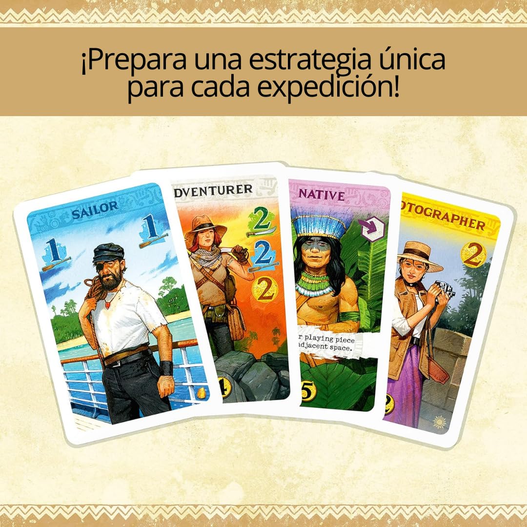 Ravensburger - El Dorado, Juego de mesa 10+, 2-4 jugadores, juego familiar | Juego de mesa familiar El Dorado para 2-4 jugadores, para mayores de 10 años, durante las partidas y en reuniones familiares.