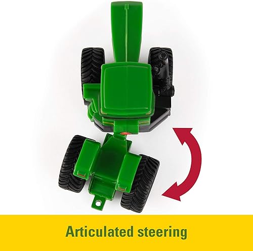 Miniatura 4 de TOMY John Deere - Camión de juguete y tractor de juguete con remolques juego de 20 piezas de juguete de granja