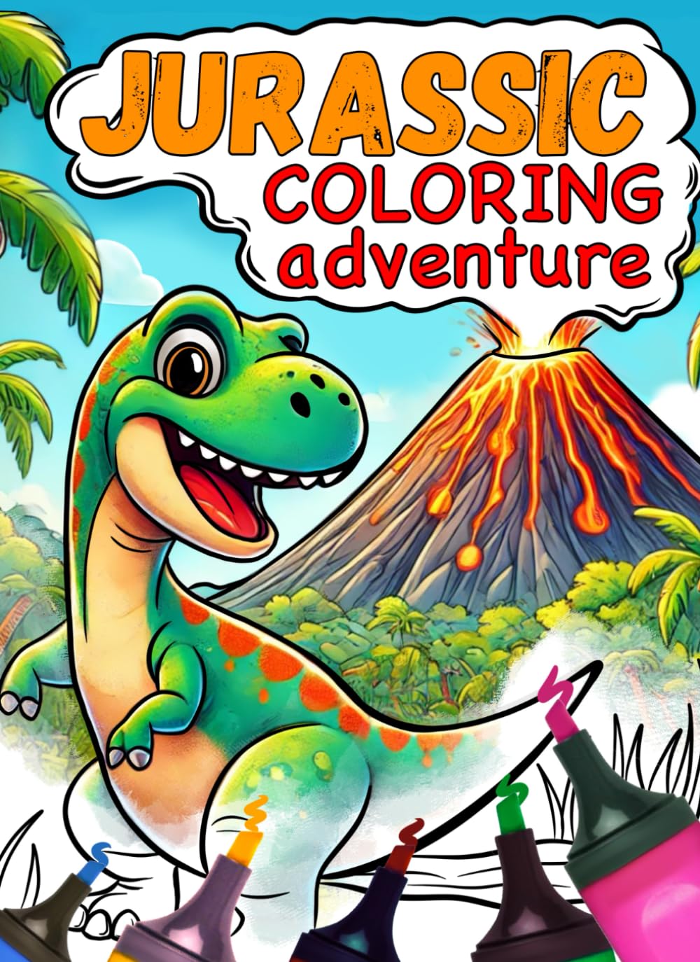JURASSIC - from Marfa: Coloring Book: 10 Jurassic Park Illustrations