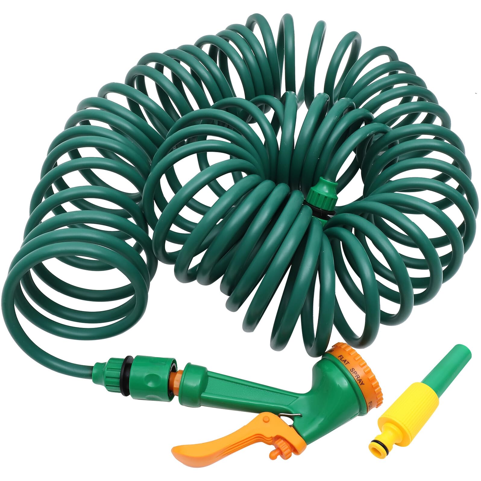 SOIMISS Selbstaufrollender Gartenschlauch Flexibel Dehnbar Knickfrei Langlebig für Bewässerung Autowäsche Gartenpflege Vielseitig Einsetzbar Praktische Handhabung Zufällige Farbe