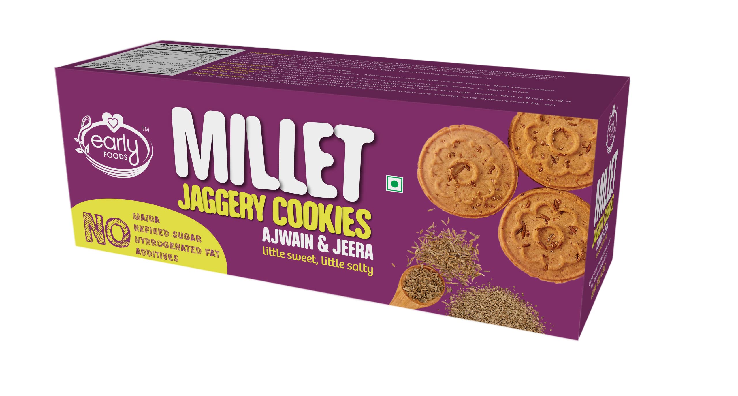 See full amazon price history chart for Early Foods Ajwain & Jeera Jaggery Cookies, 130 g| Sugar free biscuits|Millet Biscuits Early Foods Ajwain & Jeera Jaggery Cookies, 130 g| Sugar free biscuits|Millet Biscuits (B0BF16JWD9) Amazon Price History, Amazon Price Tracker
