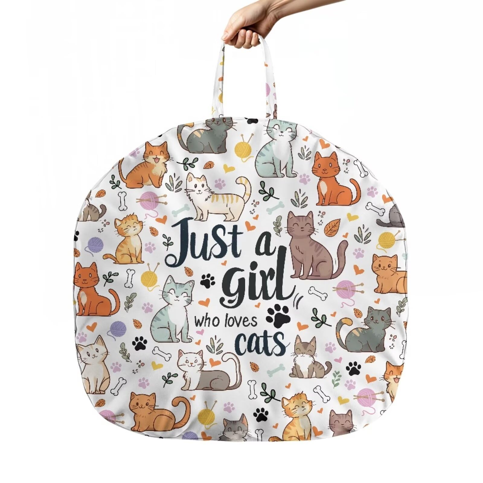 Hudotybom Cute Cat Baby Lounger Cover Baby Lounger Pillow for Newborn Soft Elastic Newborn Lounger Cover Infant Lounger Slipcover for Most Standard Baby Lounger