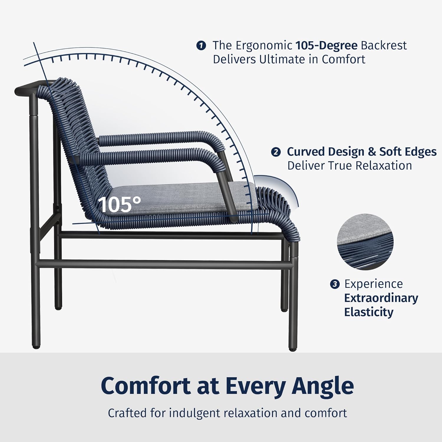 Transform Your Outdoor Space: EAST OAK 4 Piece Patio Furniture Set Review