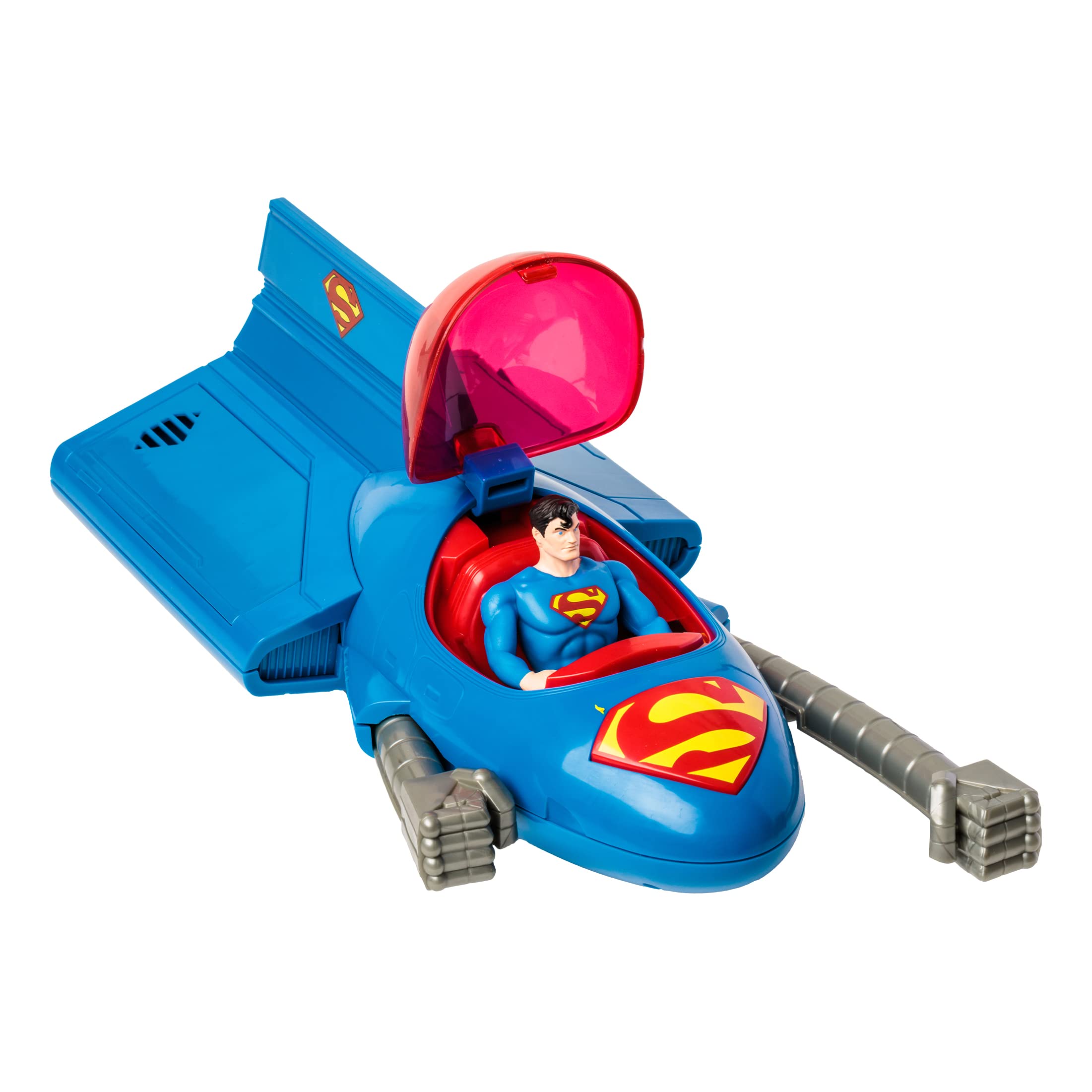 Toys, DC Multiverse, 5-inch DC Super Powers Supermobile Action Figure Vehicle Compatible with 5-inch Figures, Collectible DC Retro 1980 s Super Powers Line Figure Ages 12+