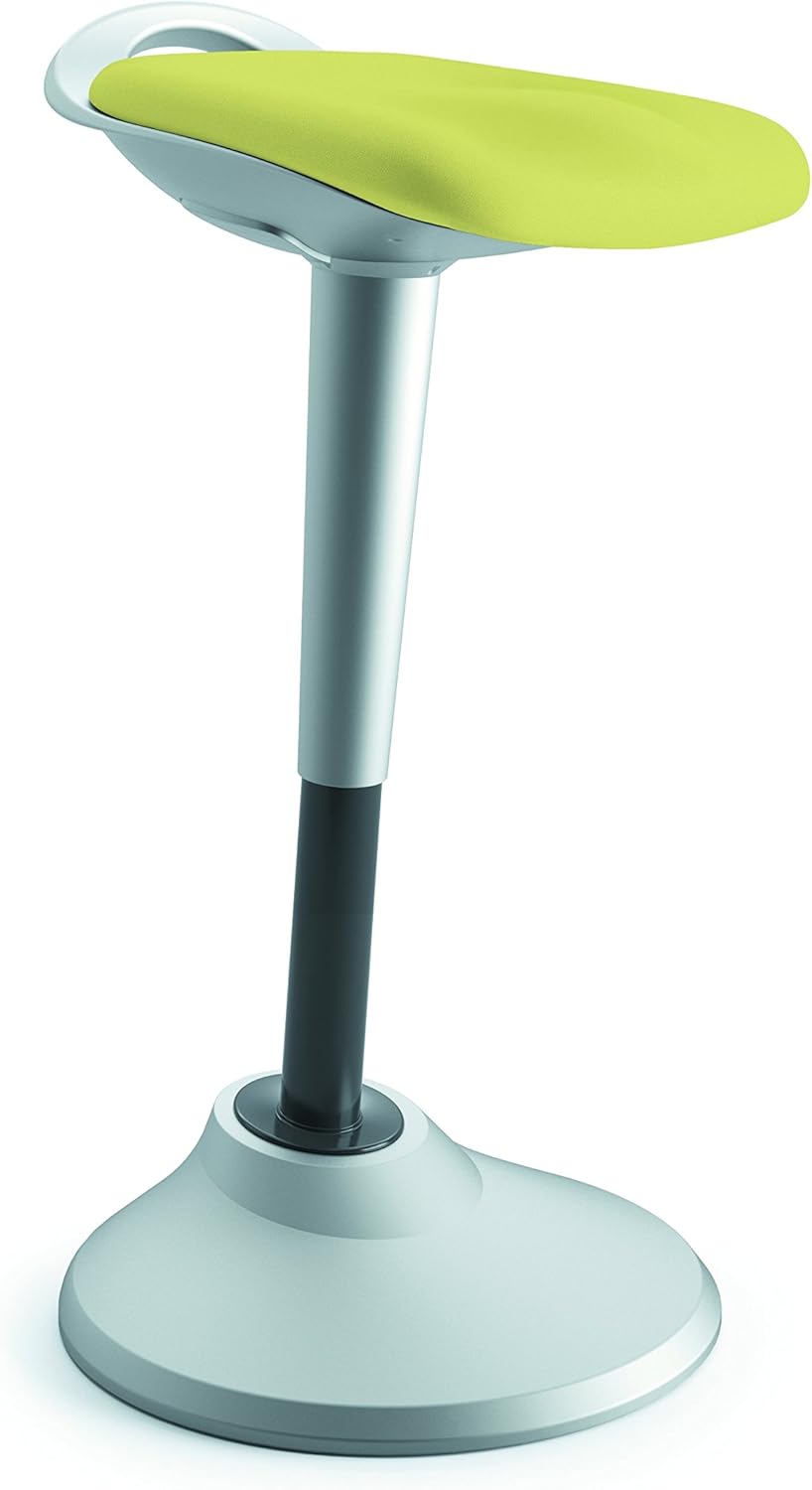 HON Perch Stool, Sit to Stand Backless Stool for Office Desk, Green (HVLPERCH)