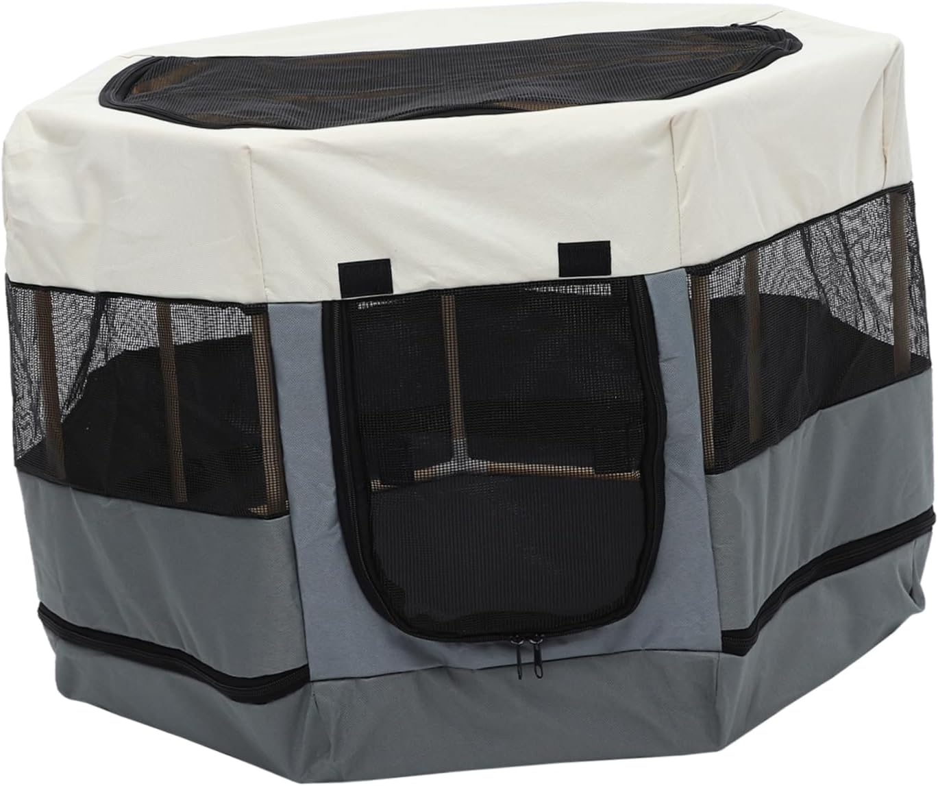 Pet Playpen Dog House Octagonal Cat Enclosures Indoor Outdoor Kitten Playpen Portable Pet Fence for Home