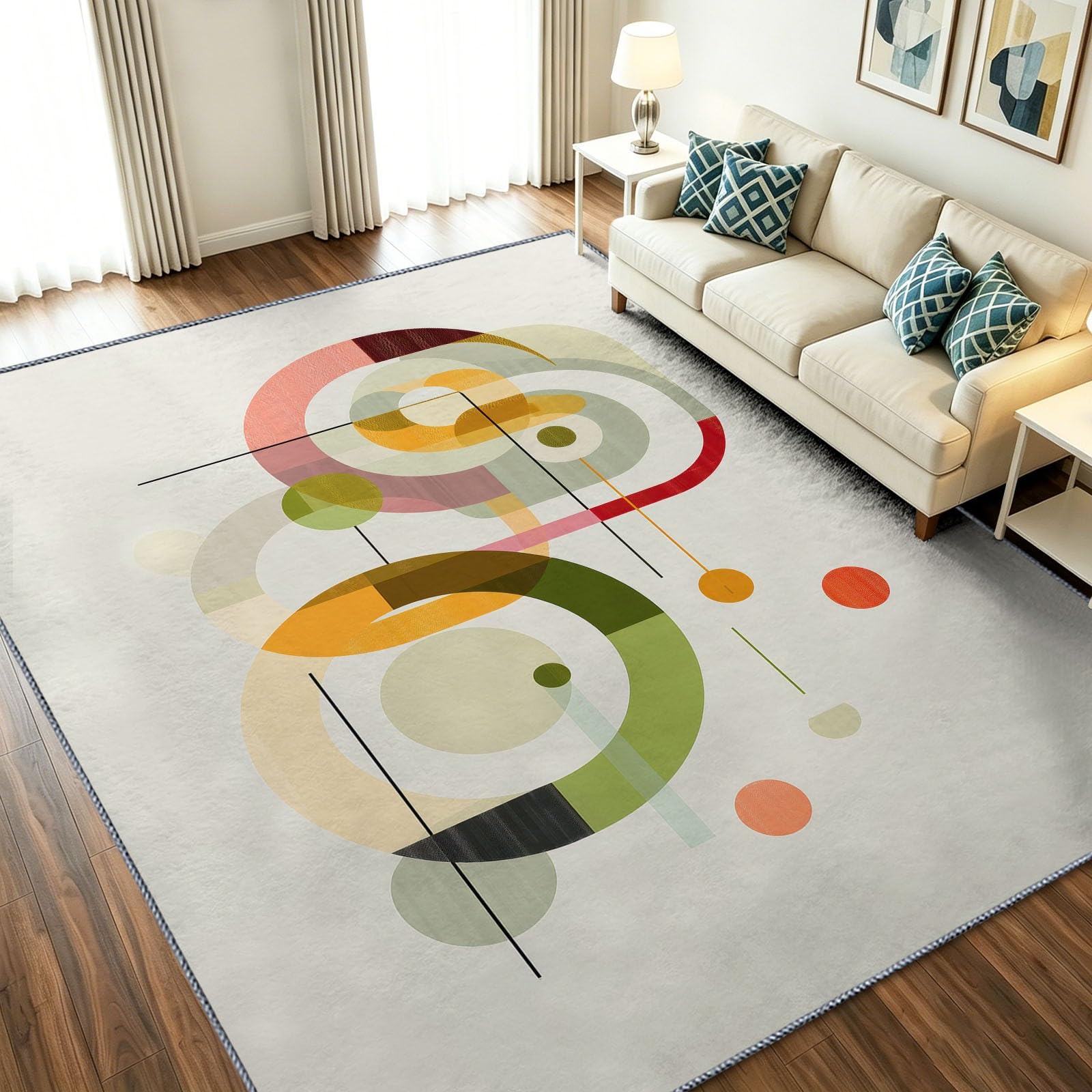 Tapis entree interieur lavable en machine paillasson blanc 60x90