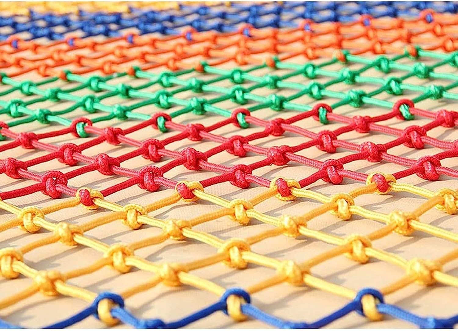 Climbing Frame Net, Rete di protezione for scale Rete di sicurezza for scale Rete da arrampicata all'aperto for bambini Decorazione di recinzione a rete colorata anticaduta dai 3 anni in poi ( Size :