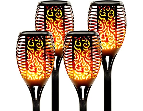Top-Rated Flame Solar Torches: Illuminate Your Garden with Flickering Light