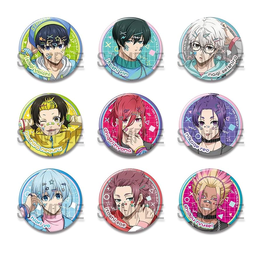 Amazon.co.jp: ブルーロック 缶バッジ トレーディングBOX 描き