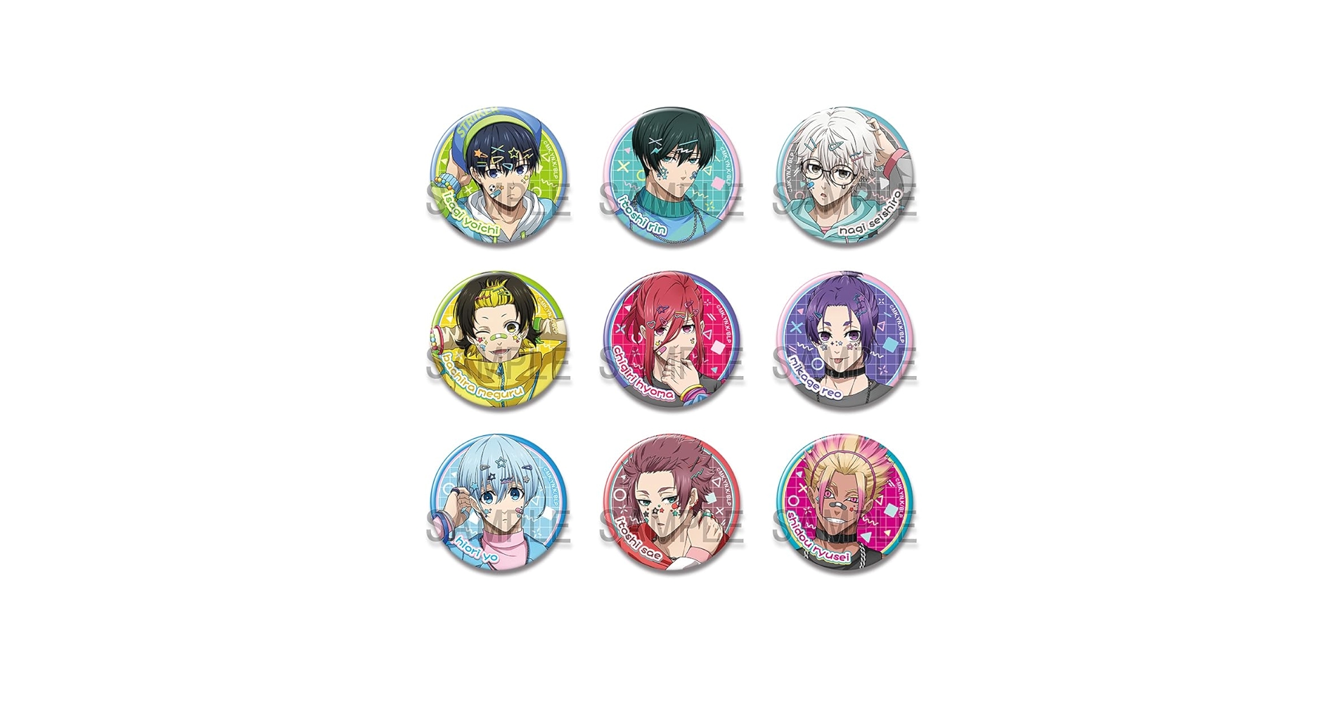 Amazon.co.jp: ブルーロック 缶バッジ トレーディングBOX 描き