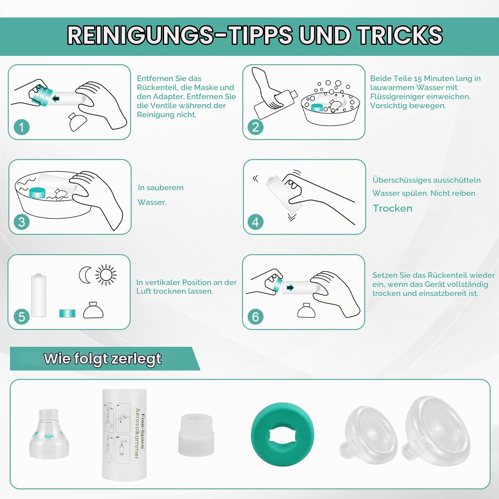free-space Katzen-/Hunde-Inhalator-Abstandshalter mit runder Silikonmaske, Katzen-Aerosolkammer mit Atemanzeige 2 Maske (Katze)