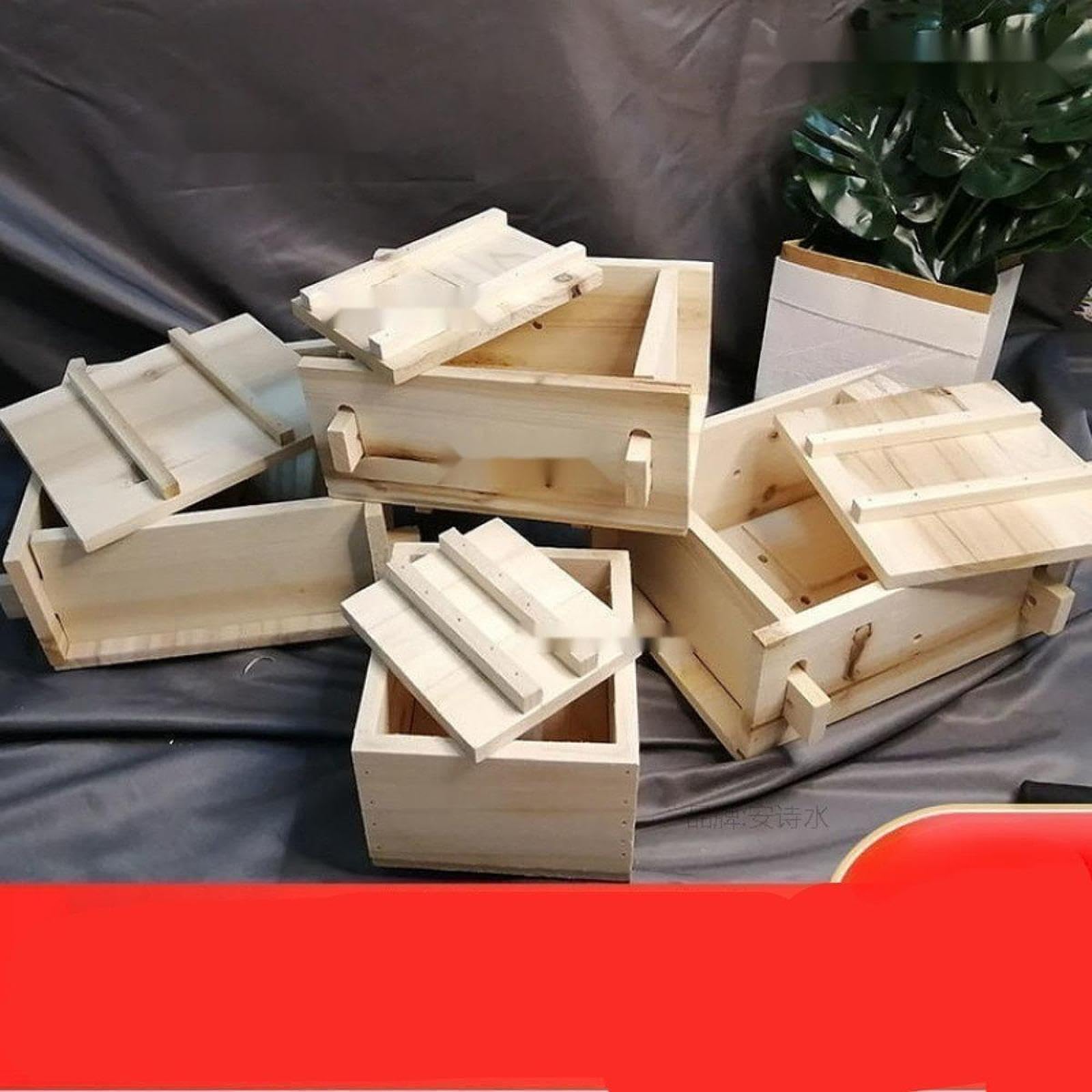 Tofu Maker Equipo de de Tofu de Madera Herramienta para Hacer Cuajada dor de Queso Filtro de Cocina Adecuado para Elaboración Casera, 15cm X 15cm X 8.8cm