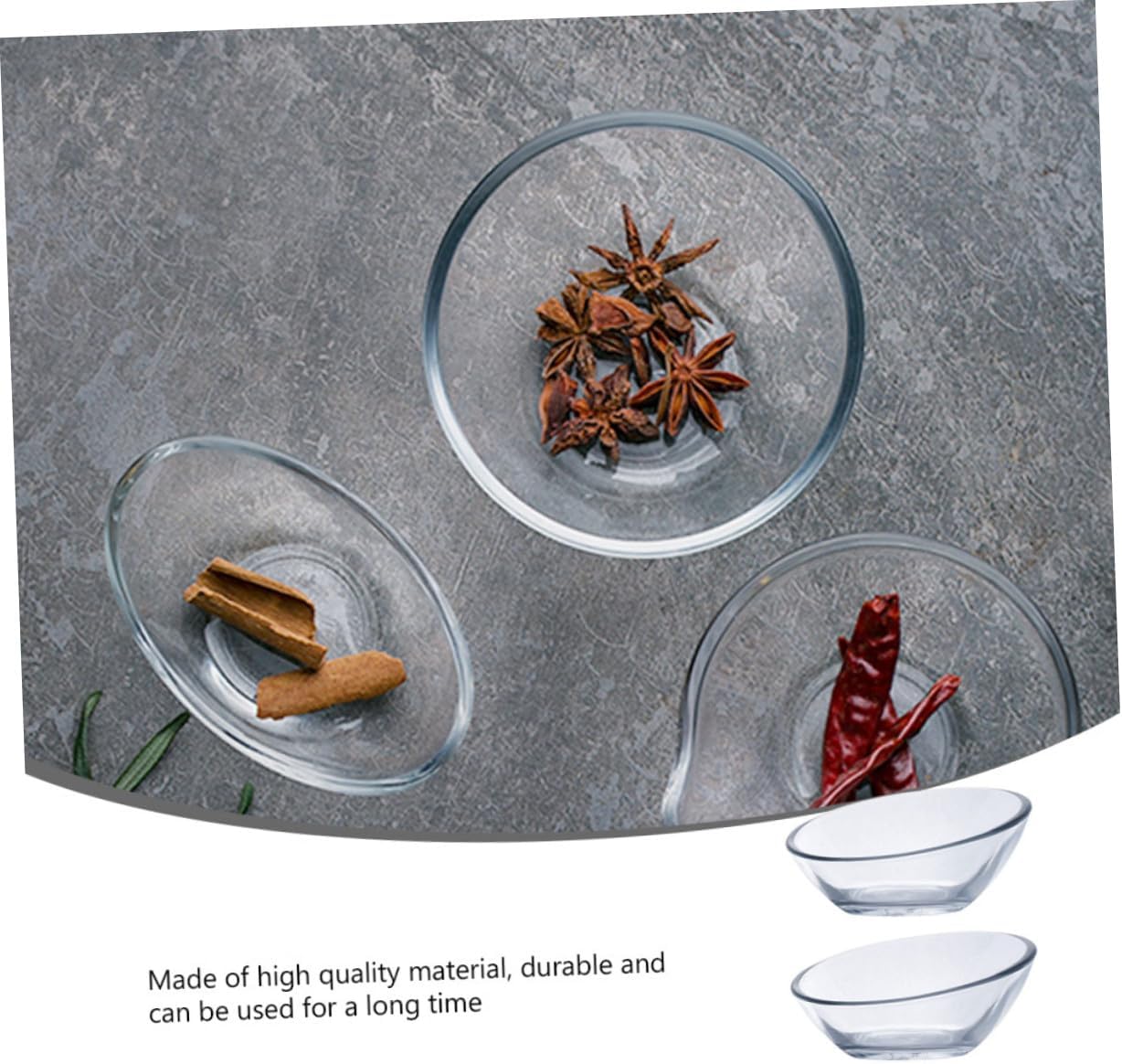 2pcs Creative Japanese Glass Sauce Dishes Seasoning Plates for Dipping Sauce Home Use Soy Bowls Small Appetizer Plates