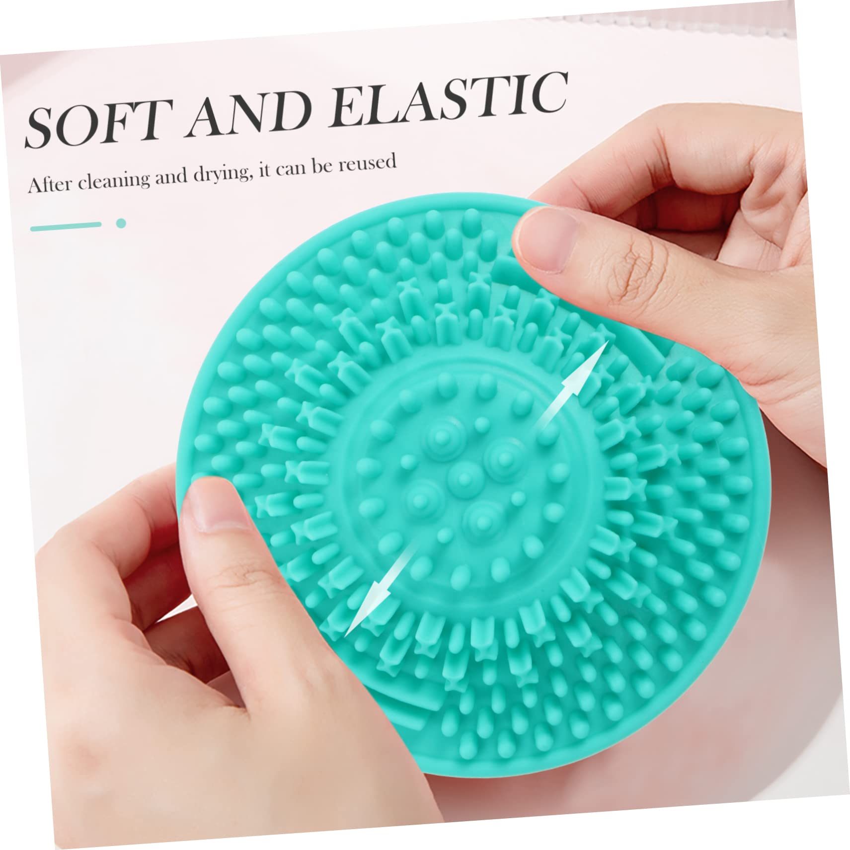 FRCOLOR 12 bicchieri per pennelli da trucco, in silicone, strumento per il lavaggio di pennelli da trucco, per il trucco e il trucco