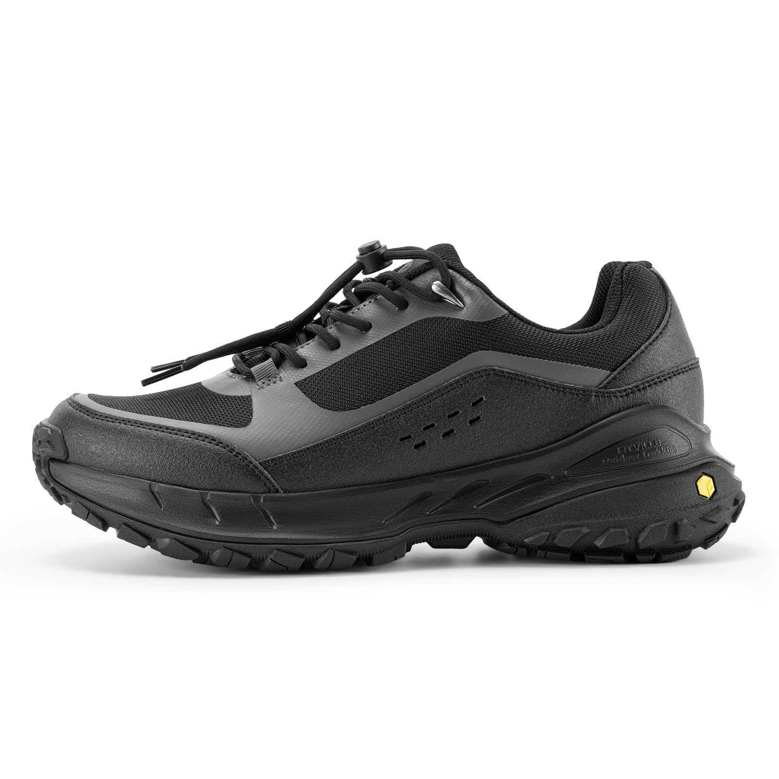 FitVille Zapatillas de Senderismo Extra Anchos para Hombre Zapatos de Trekking Antideslizantes Zapatillas Deportivas Transpirable para Exteriores Montaña Caminar