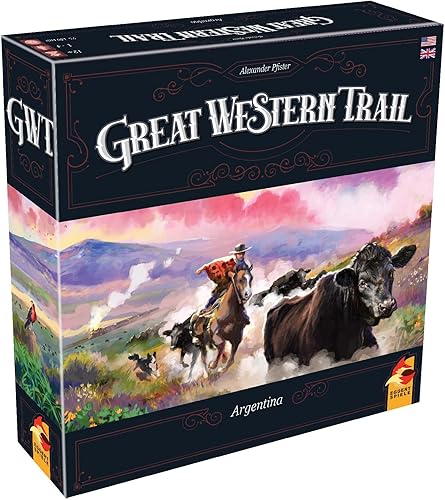 Great Western Trail - Juego de mesa Argentina de segunda edición - Aventura de ganado en la pampa! Juego de estrategia para niños y adultos, mayores