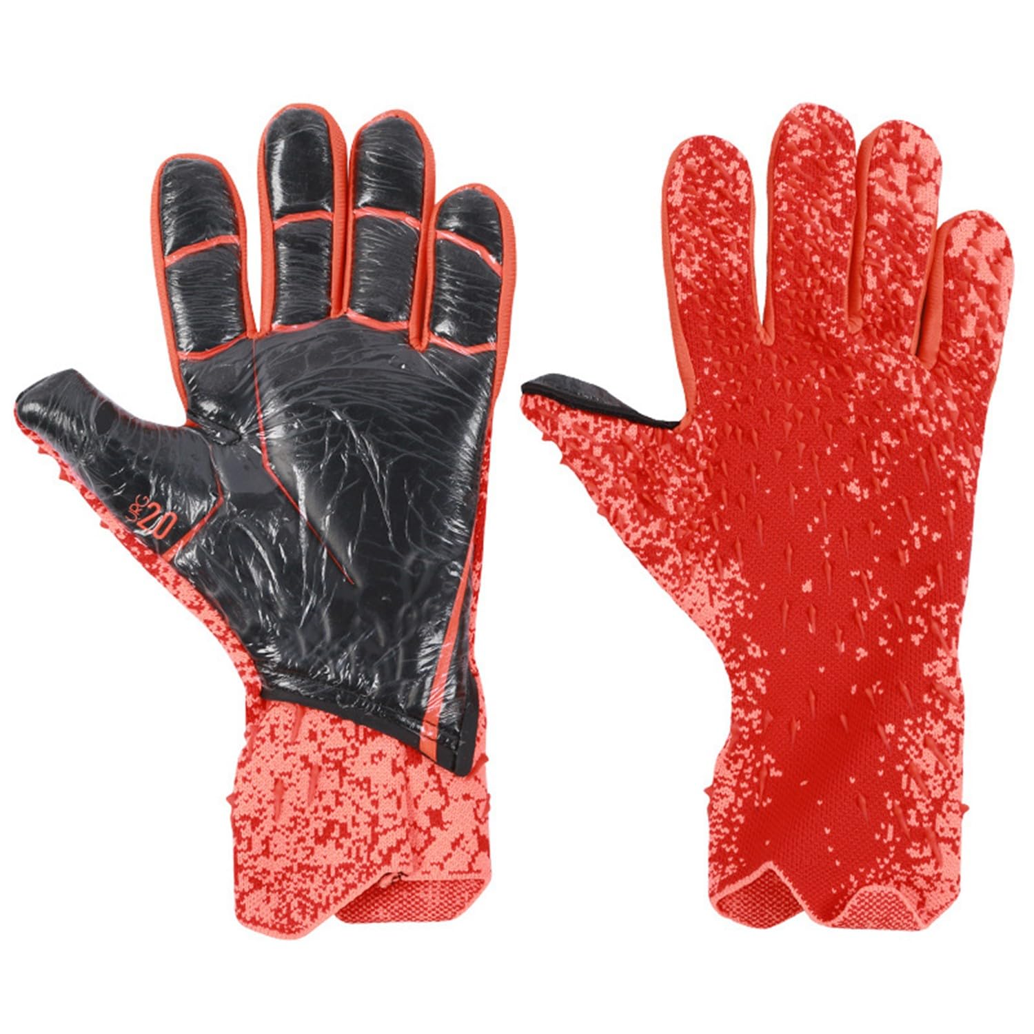 Guanti da portiere per bambini, guanti da calcio per bambini, guanti da calcio per bambini, guanti da portiere da calcio ispessiti, guanti da portiere da uomo per bambini con traspiranti, resistenti