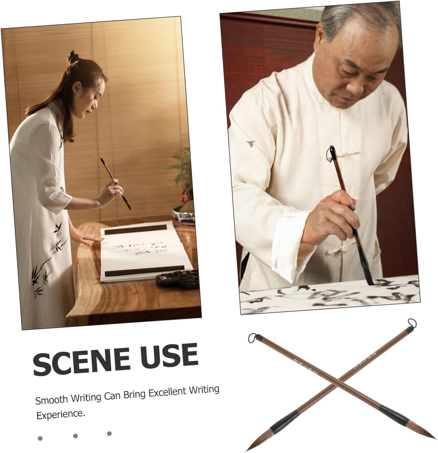12pcs Chinese Calligraphy Brush Set Practice Calligraphy Pen Core Brush for Beginners Writing Painting