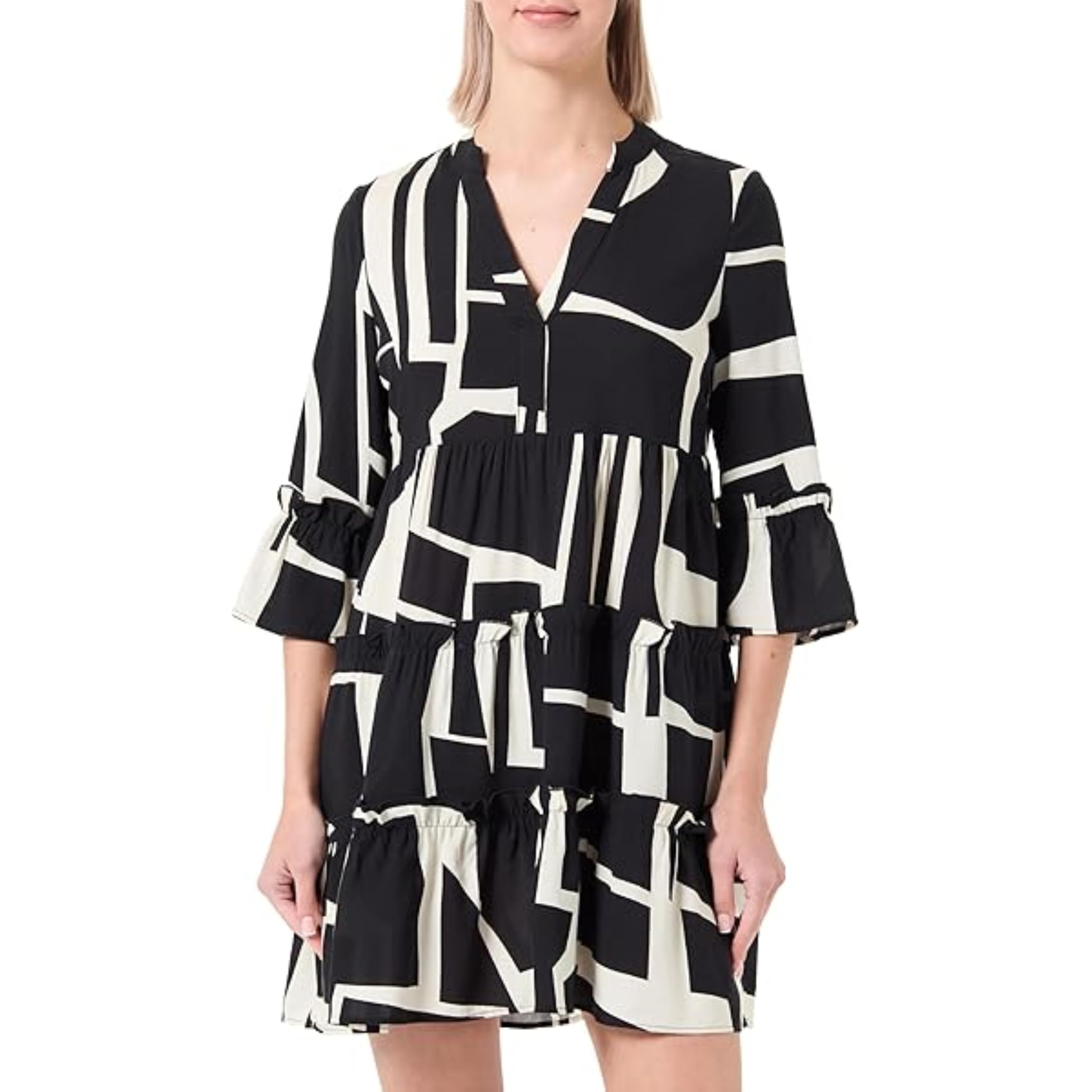 VERO MODA Women's Mini Dress, Black, M