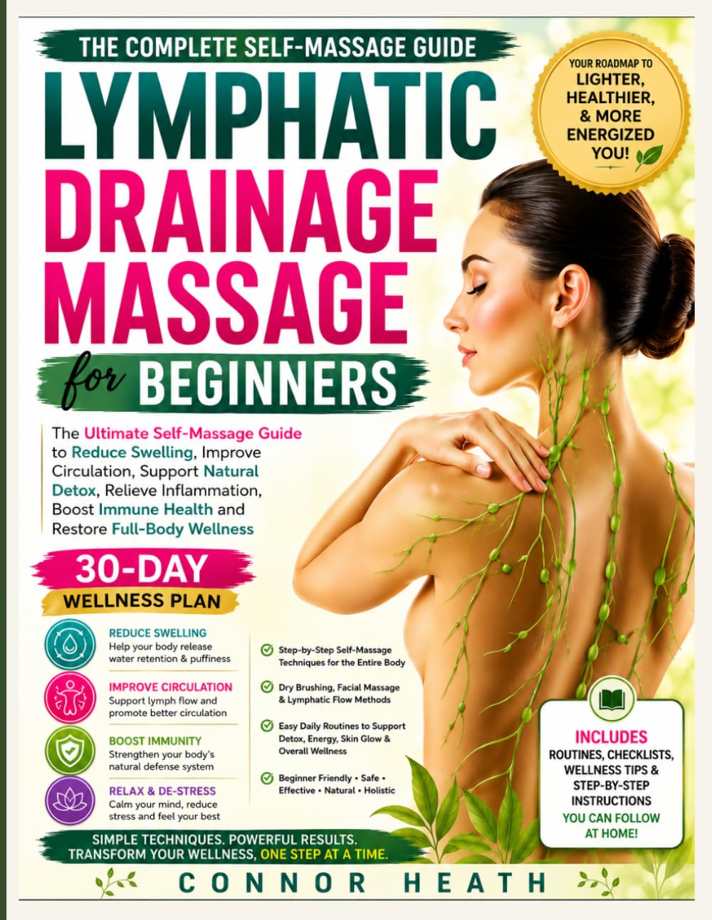 Lymphatic Drainage Massage for Beginners: The Ultimate Self-Massage Guide to Reduce Swelling, Improve Circulation, Support Natural Detox, Relieve ... Immune Health and Restore Full Body Wellness