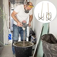 Vista 5 de Herramientas para paneles de yeso Herramientas de yeso 2 unids Mezclador de cemento mezclador de taladro accesorio de resina epoxi barro eléctrico