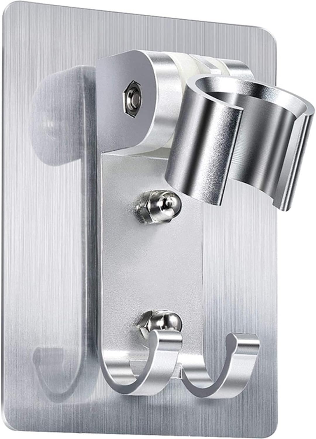 Shower Head Wand Holder, Shower Holder No-Drilling Fixing Shower Head Holder Suction Universal Bathroom Wall Mount Handheld Shower Head Bracket