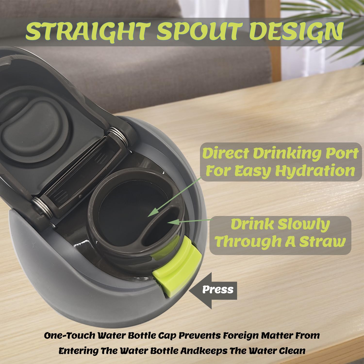 Replacement Cap For Owala Freesp,One Button Water Bottle Top Ld 7 thumbnail image