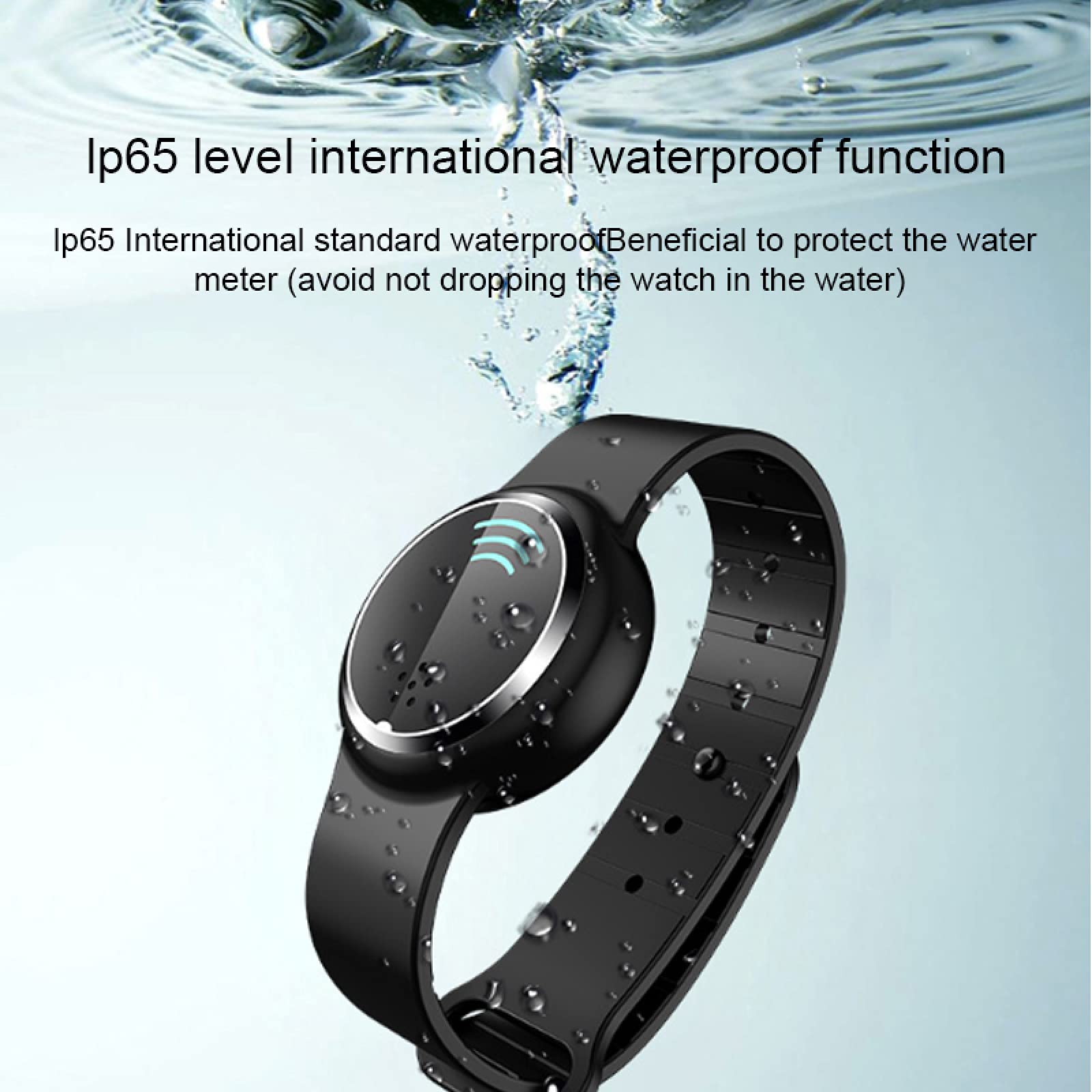 Lp65 Pulsera Repelente De Mosquitos Ultrasónica Impermeable, Inteligente Niño Adulto, Reloj Repelente De Mosquitos Al Aire Libre, Carga USB, 2 Piezas, 296x31 Mm