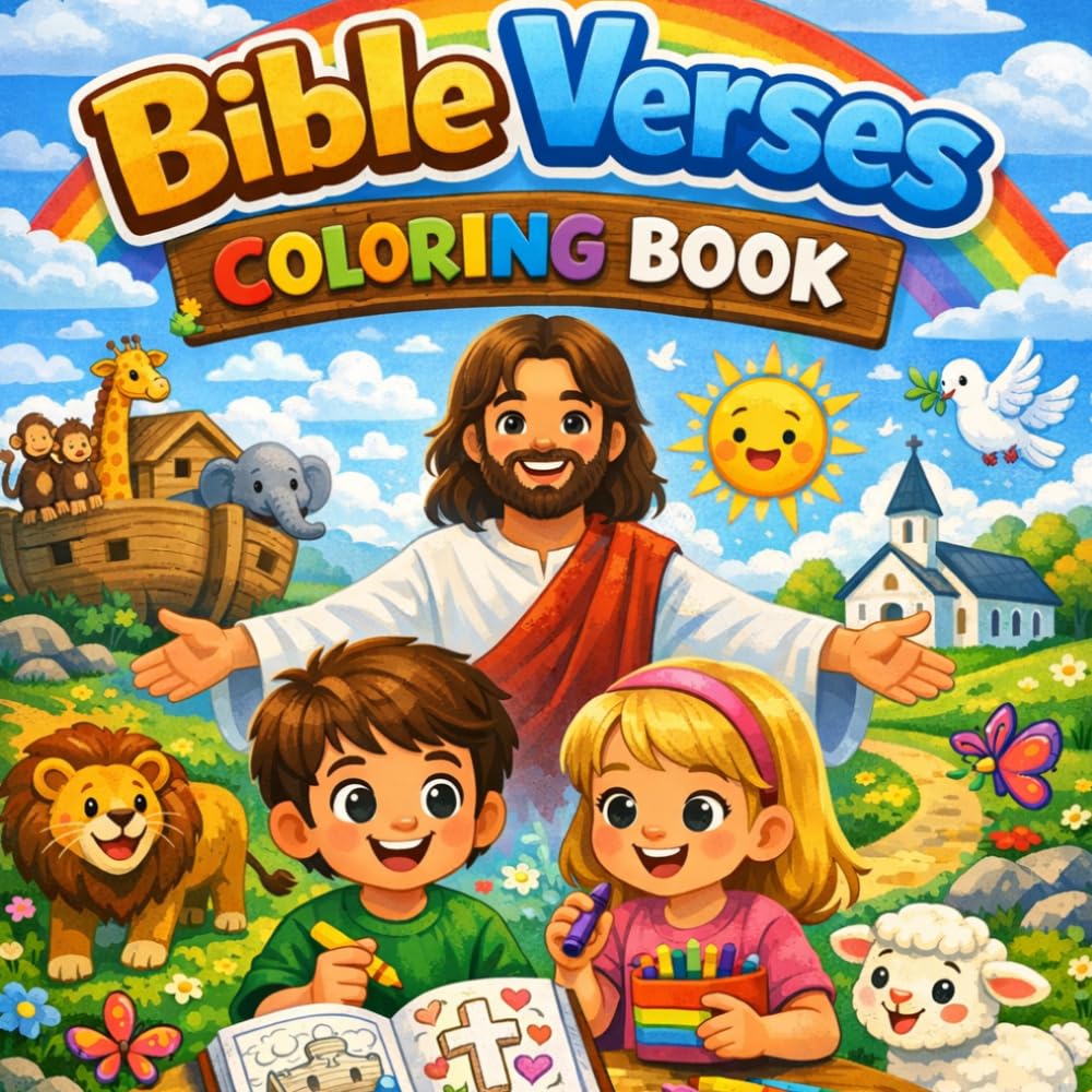 Bible Verses Coloring Book: Bible Verses Coloring Book for Kids: 82 Pages of Inspirational and Creative Fun