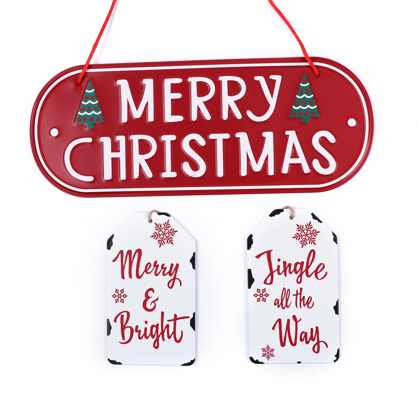 Merry Bright Christmas Tree Hanging