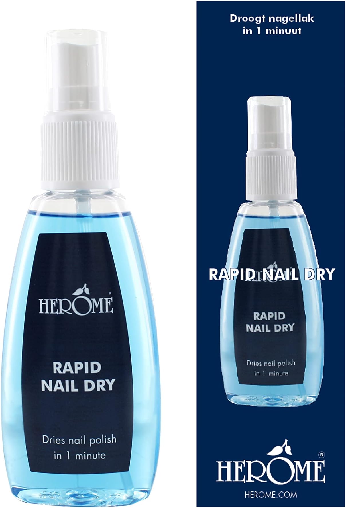 Rapid Nail Dry - a handy spray to achieve dry polished nails in just one minute! - 75ml.