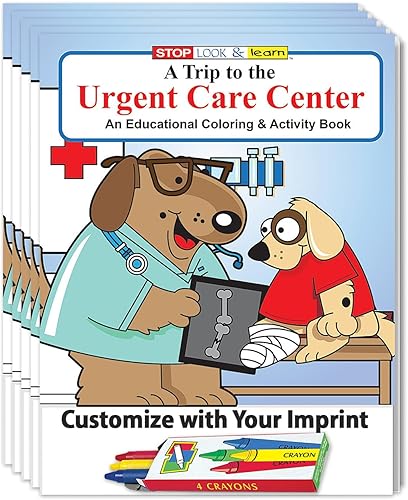 Miniatura 8 de ZOCO - Visita al Centro de Atención de Urgencias - Libros educativos para colorear para niños (paquete de 50 unidades, con crayones) - Seguridad y