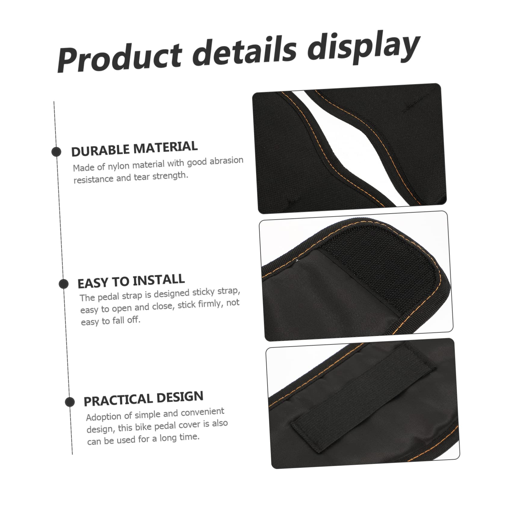 BESPORTBLE 5pares Cubiertas De Pedal De Bicicleta Ajustables Correas Antideslizantes para Bicicleta Accesorios De Ciclismo para Experiencia De Conducción Cómoda Protección De Pedales para