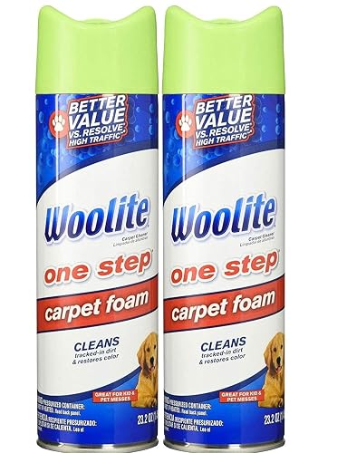 Woolite One Step Foam Carpet Cleaner 22 oz 2 Pack